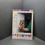 آینه فانتزی طرح Paint