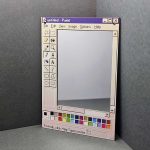 آینه فانتزی طرح Paint