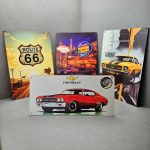 تابلو ماشین آمریکایی (FORD - CHEVROLET - MUSTANG)