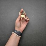 سرکلیدی فلزی یراق‌ دار تک حلقه