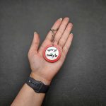 سرکلیدی چوبی تابلو اخطار