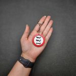 سرکلیدی چوبی تابلو اخطار
