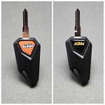 کلید تاشو موتور KTM شیار چپ