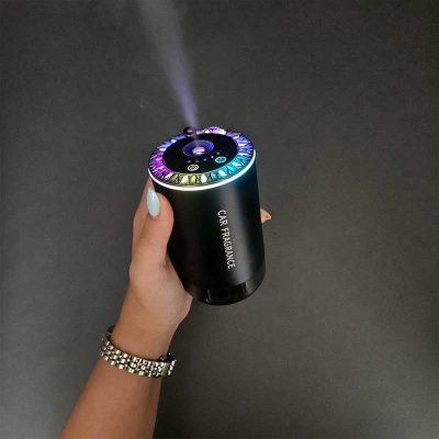 خوشبو کننده بخور سرد خودرو RGB مدل Z7 با نور کهکشانی و لیزر سقفی