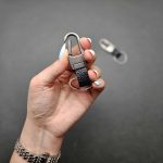 سرکلیدی چرم یراق دار تک حلقه