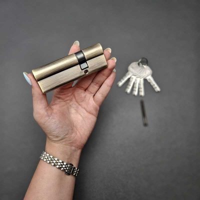 سیلندر درب چوبی و ضد سرقت آماتیس 9 سانت (30+60)