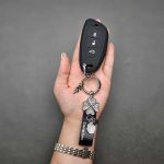 کاور ریموت شاهین سیلیکونی با بند نگین‌ دار