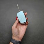 کاور ریموت هیوندایی توسان سه دکمه صندوق‌ پرون وسط کلید تاشو طرح چرم
