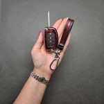 کاور ریموت هیوندایی توسان کلید تاشو شفاف با بند ست