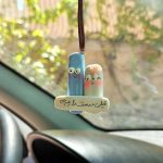 آویز ماشین طرح «دوست دارم»