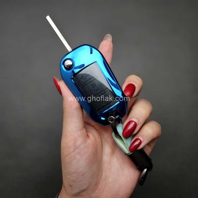 کاور ریموت تارا دنده قدیم شفاف با بند چرم اشبالت