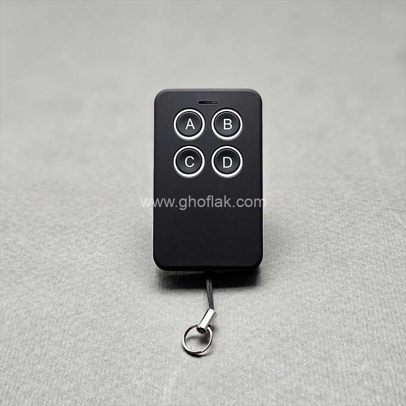 ریموت بلوتوثی استلار مشکی مات با فرکانس ۴۳۳ مگاهرتز