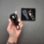 سایلنسر کمربند ایمنی خودرو دو حالته پژو مشکی دو عددی